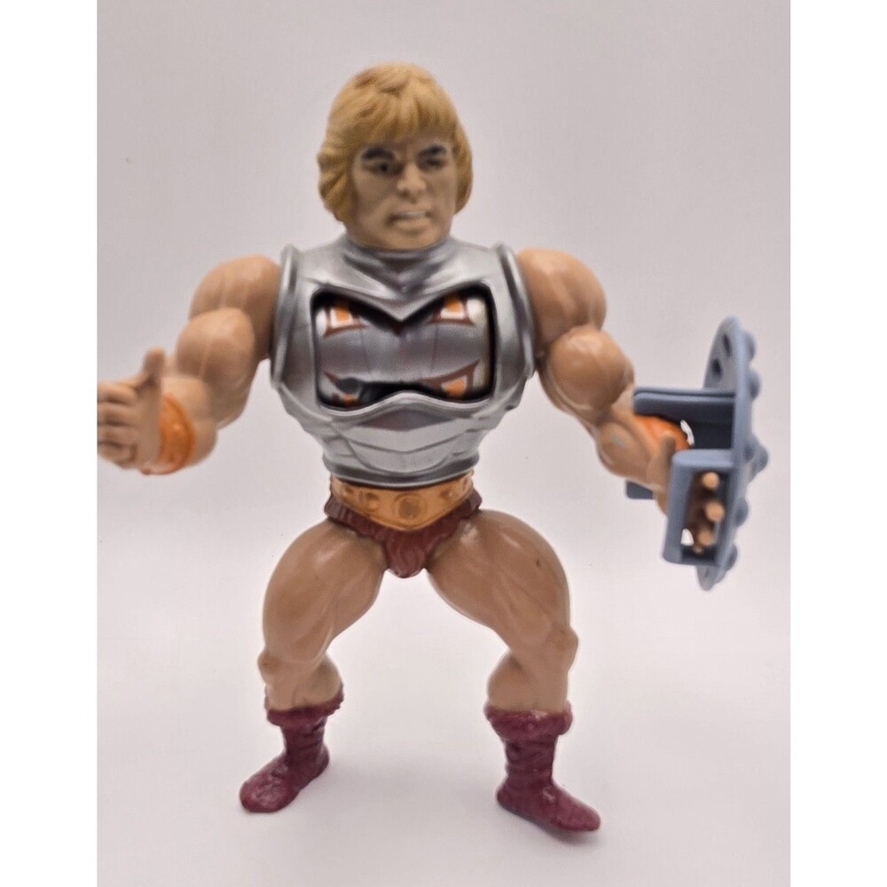 Vintage MOTU Battle Armor He-Man Action Figure 1984 Mattel Masters of Universe